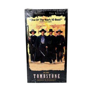 TOMBSTONE VHS Tape New Factory Sealed Kurt Russell Val Kilmer Sam Eliot Western